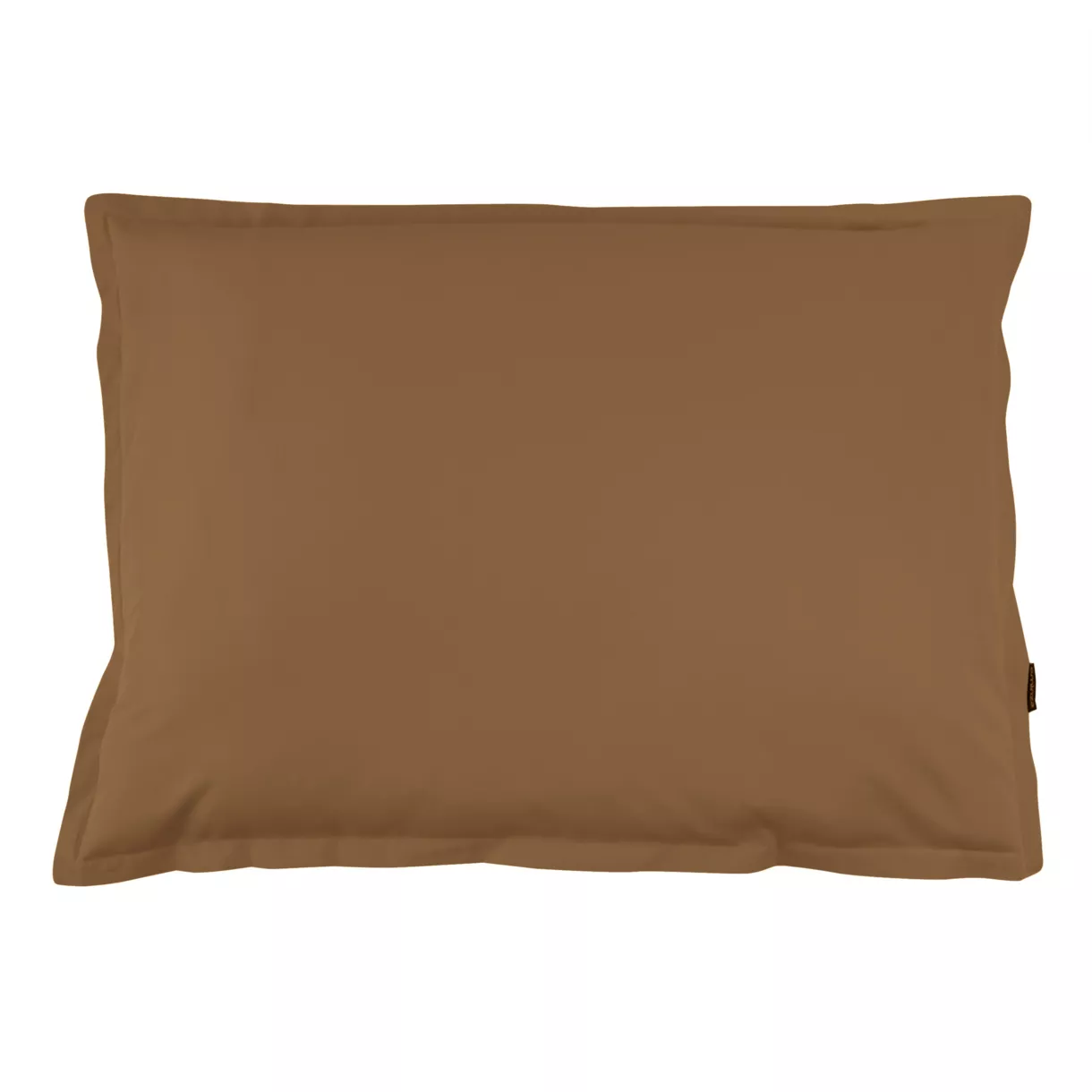 Funda de almohada rectangular de percal de algodón (70 cm) Cali Cappuccino