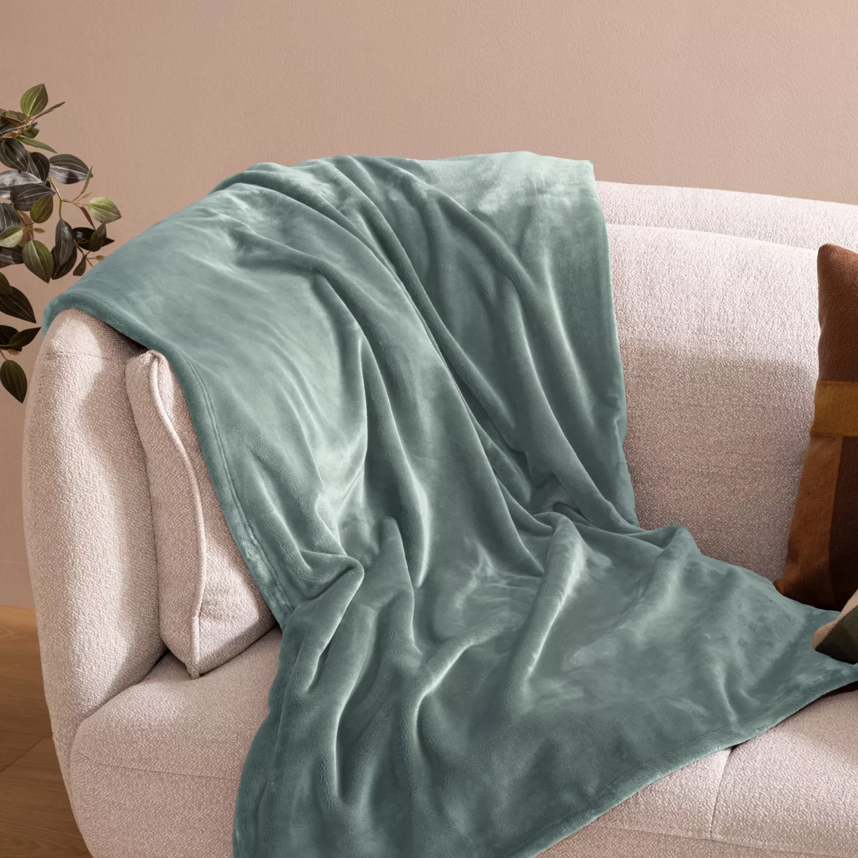 Manta suave franela (130 x 180 cm) Cuddly Azul