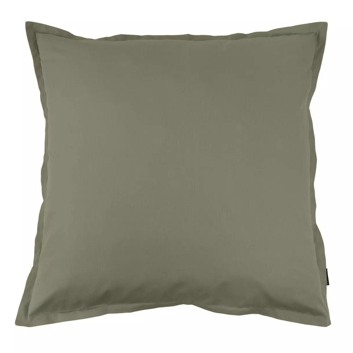 Taie d'oreiller carrée percale de coton (80 x 80 cm) Cali Vert romarin