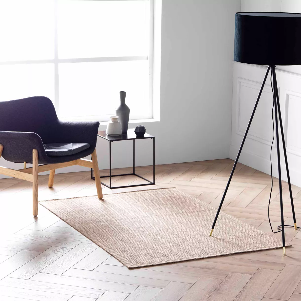 Tapis Rectangle (120 x 170 cm) Ilem, TissŽ Plat