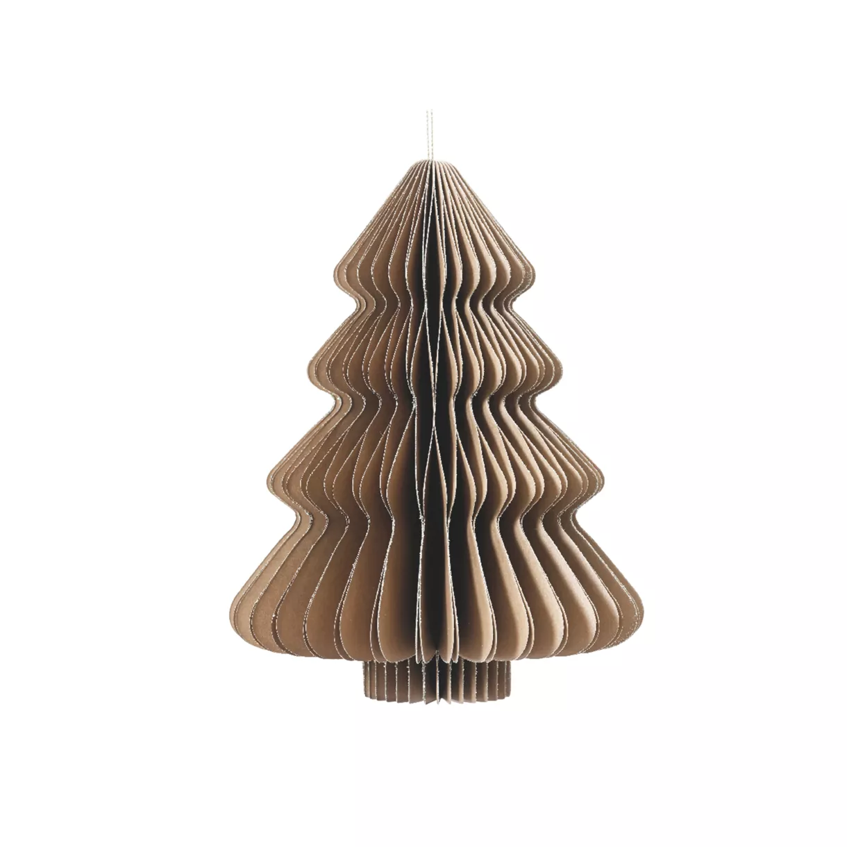 1 Sapin papier fermeture magnetique dia11.25-H15.00cm brun/brun mele
