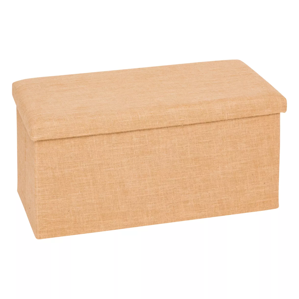 POUF DBL TOILE JUTE L. 76 x P. 38 x H. 38 cm