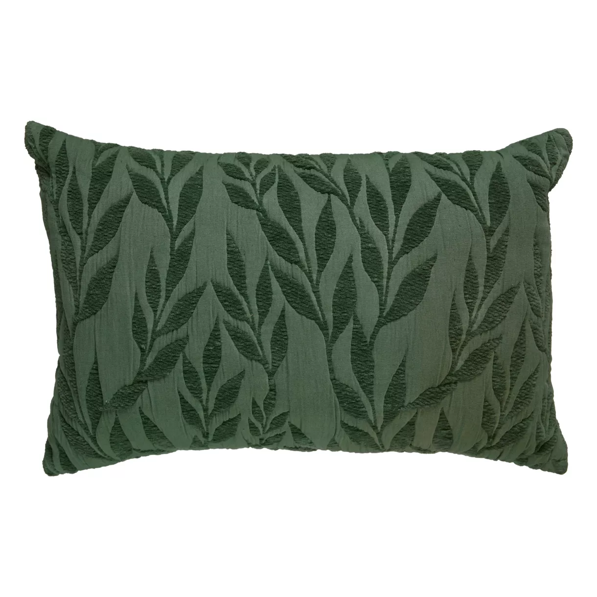 Cojín rectangular de gasa de algodón (38 x 58 cm) Letho Verde tilo