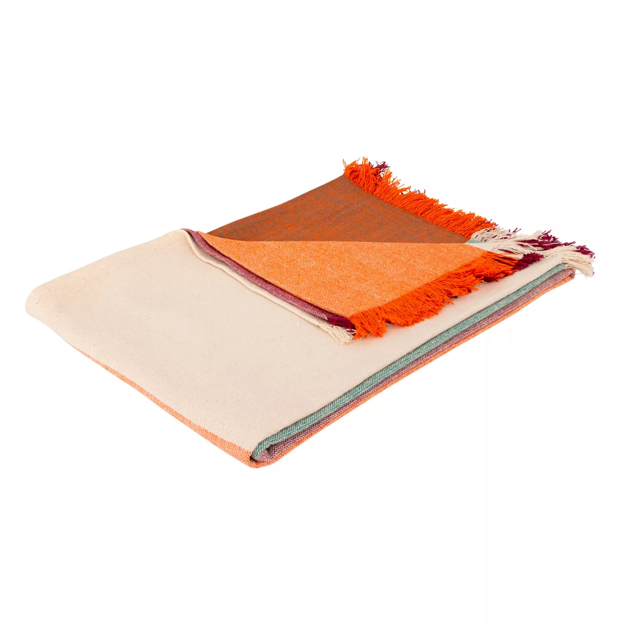 Katoenen sprei (130 x 180 cm) Madras Veelkleurig