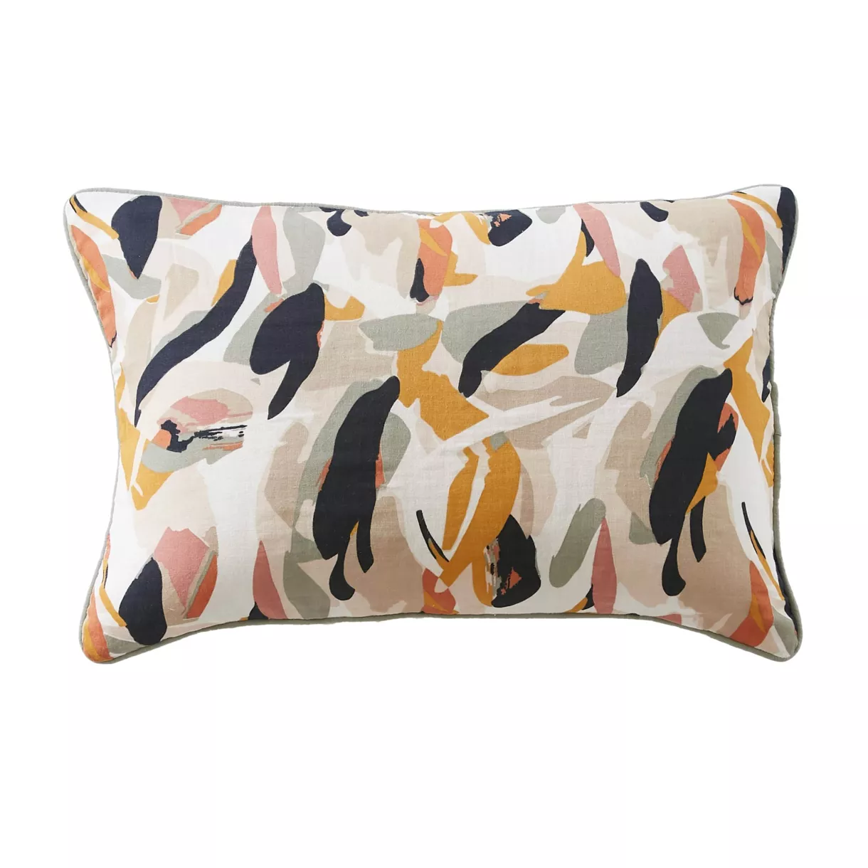 EM - Coussin dŽhoussable avec passepoil 40 x 60 cm Gaze de coton imprimŽe MATHILDA