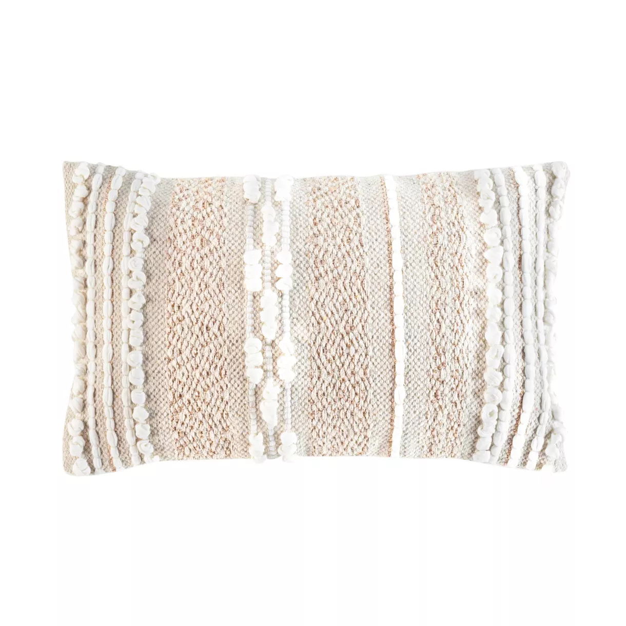 Rechthoekig katoenen kussen (30 x 50 cm) Blanca Beige