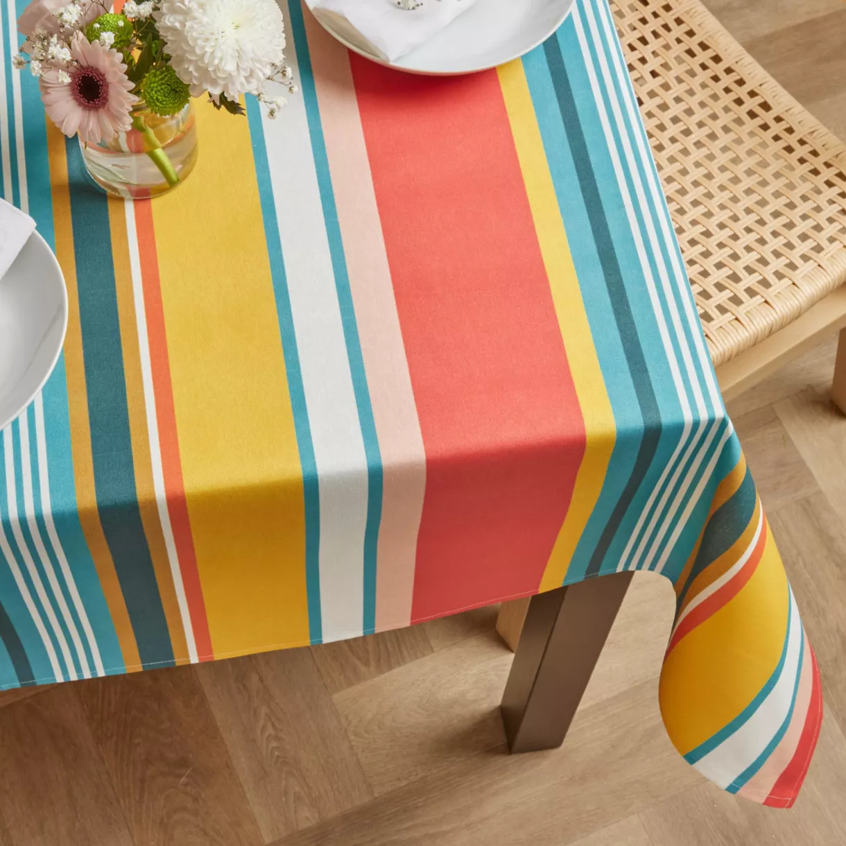 EM - Nappe en coton enduit 150 x 350 cm BONIFACIO