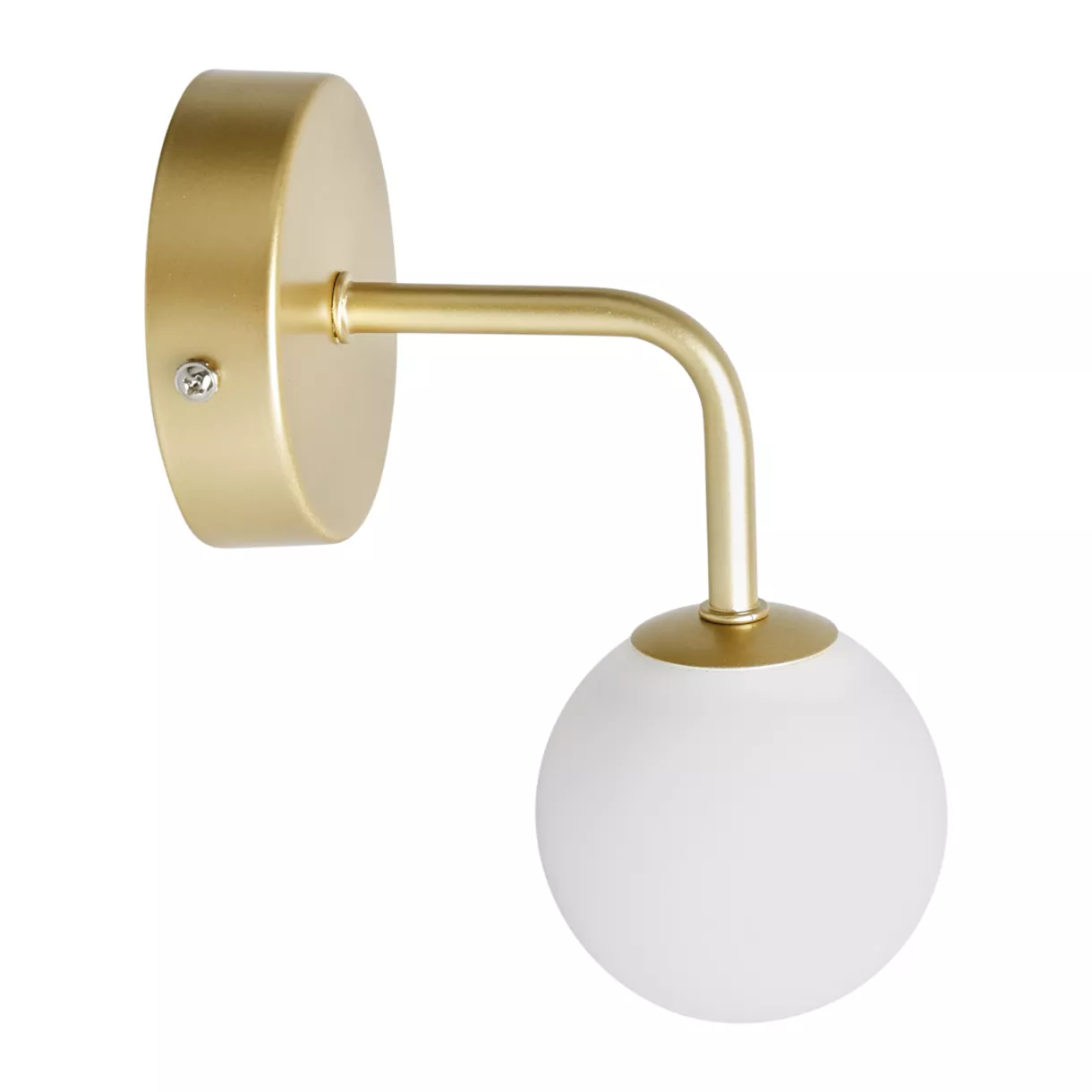 Wandspot Metall (14 x 12,5 cm) Bilbao Gold