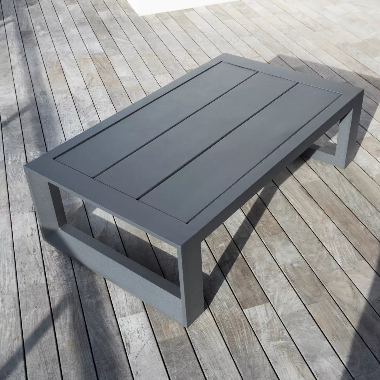 Mesa de centro rectangular Elba - Antracita