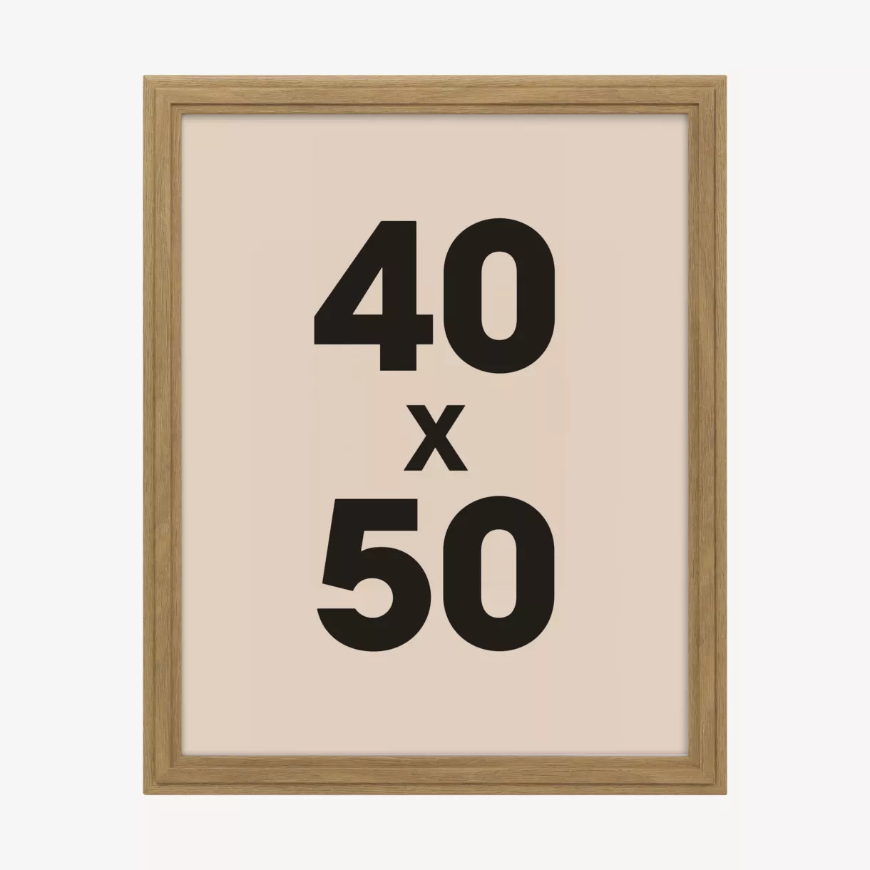 Cadre photo mural bois (40 x 50 cm) Alix Marron