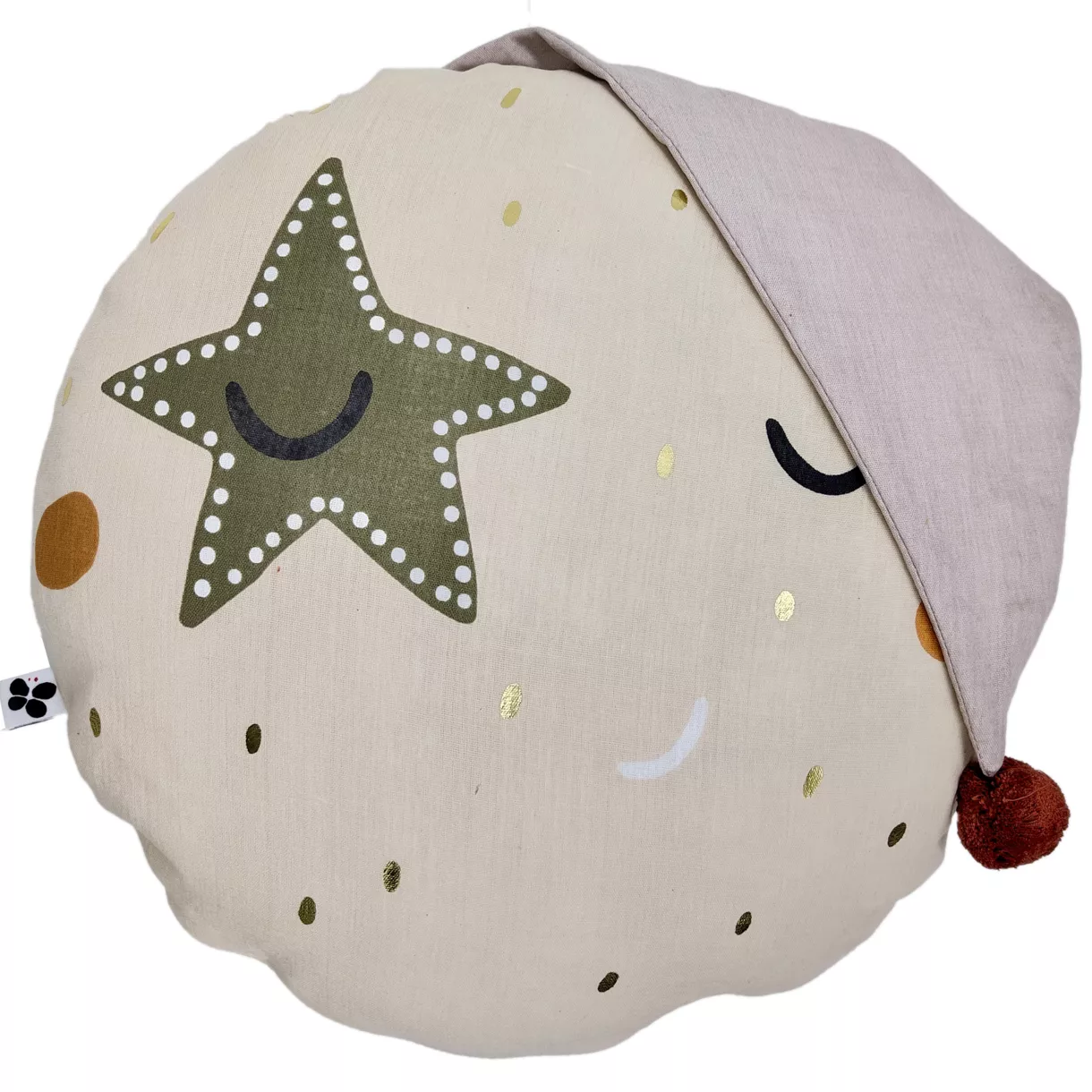 Coussin rond dŽhoussable (0) 40 cm Coton SKY DREAM