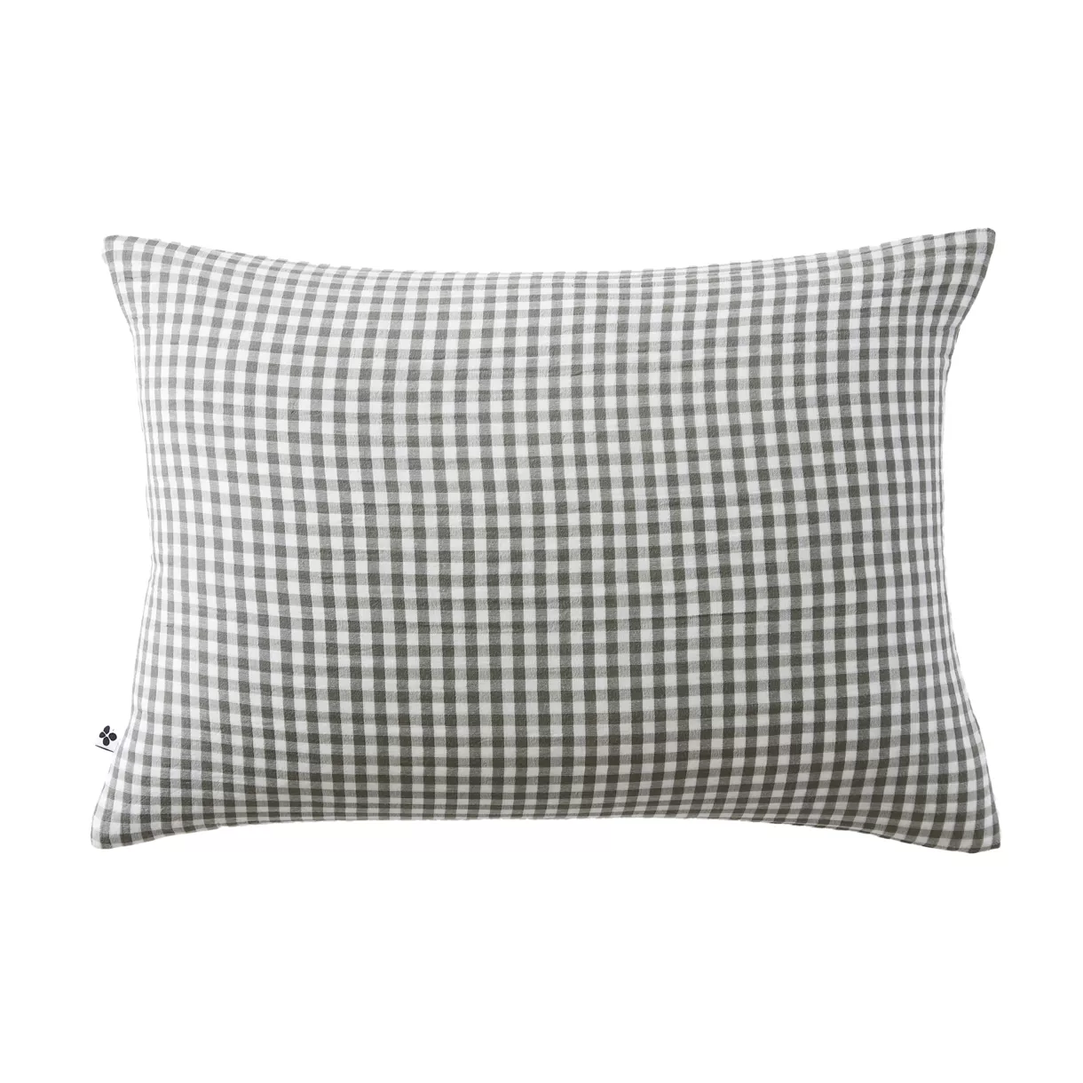 Taie d'oreiller rectangulaire gaze de coton (50 x 70 cm) Vickie Vert romarin