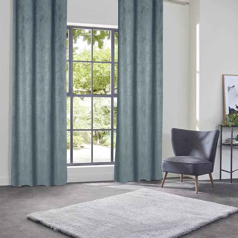 RIDEAU OCC VEL FUJO BL 135X260 L. 135 x P. 0,5 x H. 260 cm