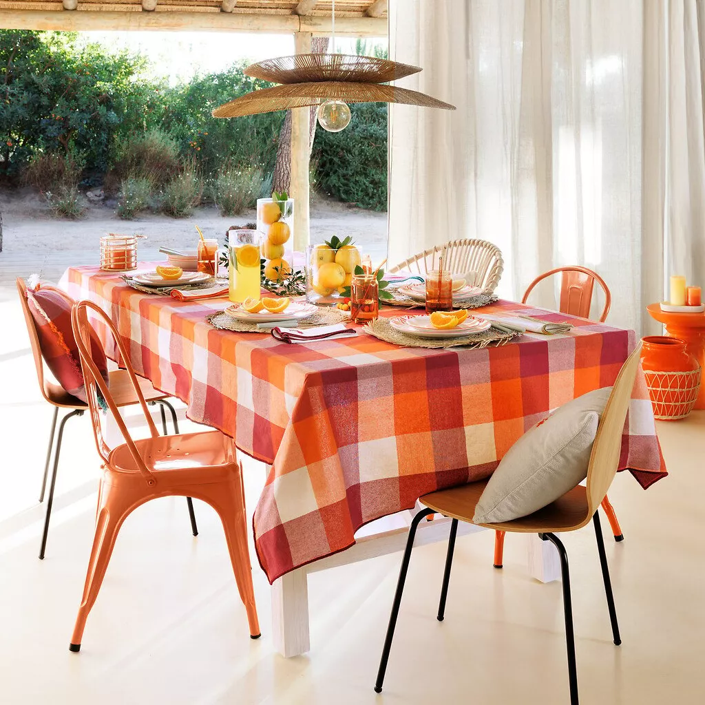 NAPPE COT MADRAS YUCA 150X250 L. 250 x P. 150 x H. 0,1 cm