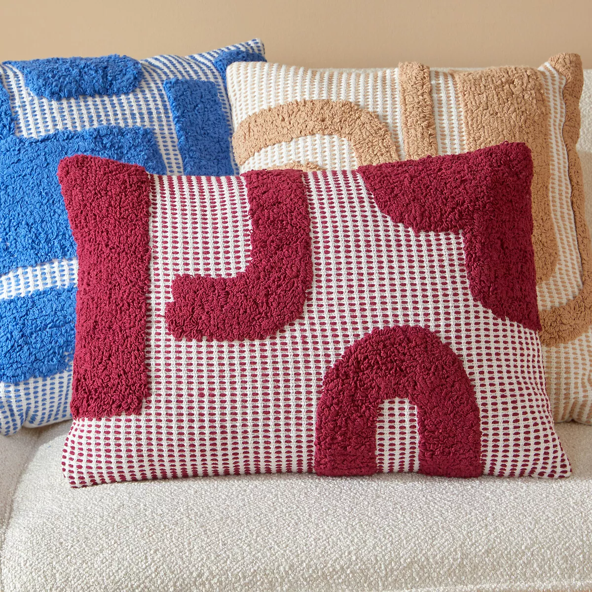 Cojín rectangular algodón (38 x 58 cm) Poppy Morado