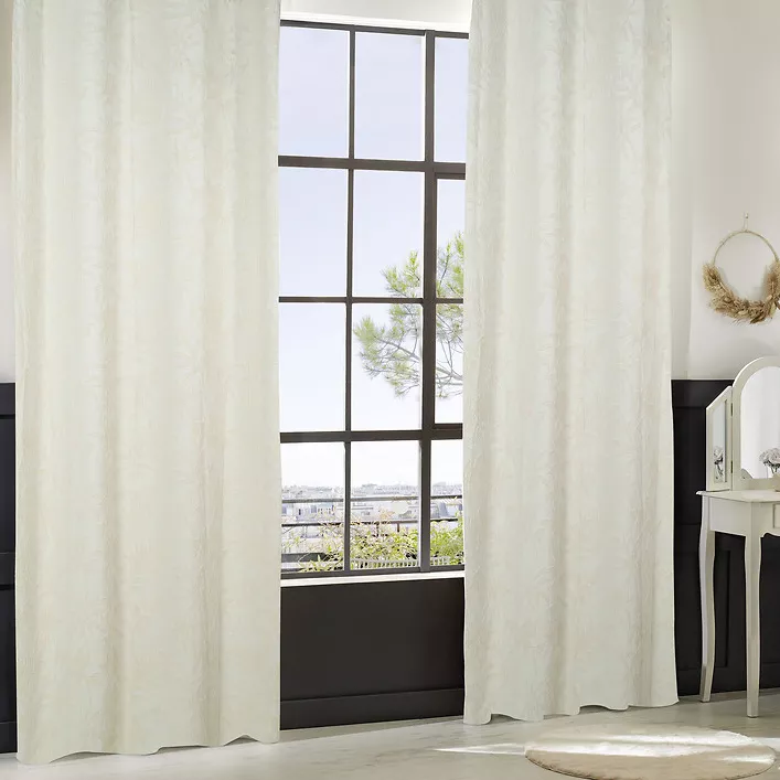 Cortina tejida (135 x 260 cm) Willow Marfil