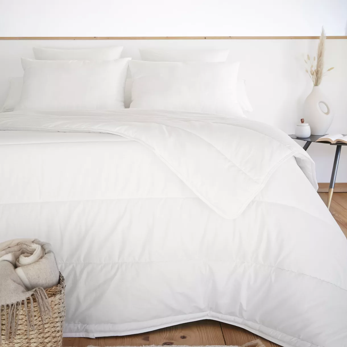 Couette Coton Anti acariens 200 x 200 cm CELESTE