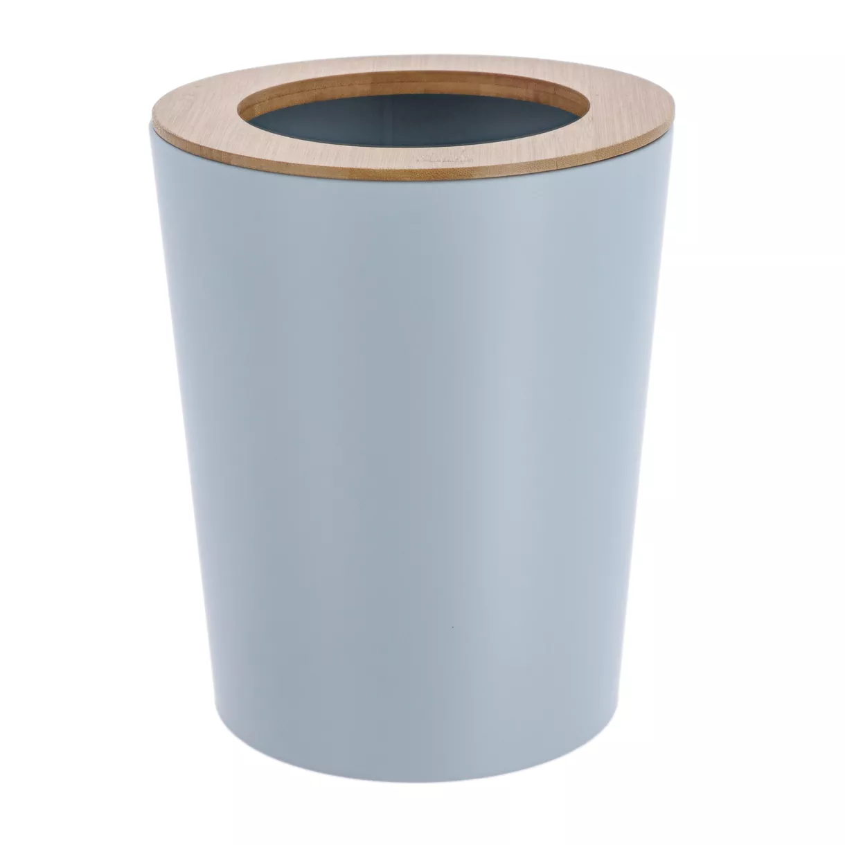 Badkamer vuilnisbak 5L Purebamboo Lichtblauw