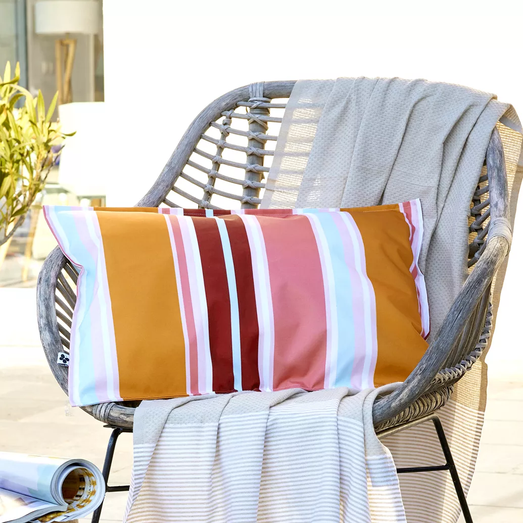 Housse de coussin 40 x 60 cm Polyester imprimŽ + enduction BIANCA Feu