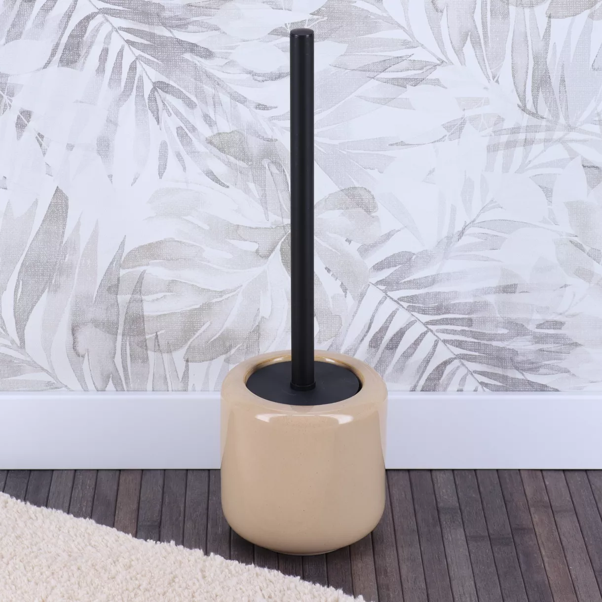 BROSSE WC GRES LAQUE - BEIGE