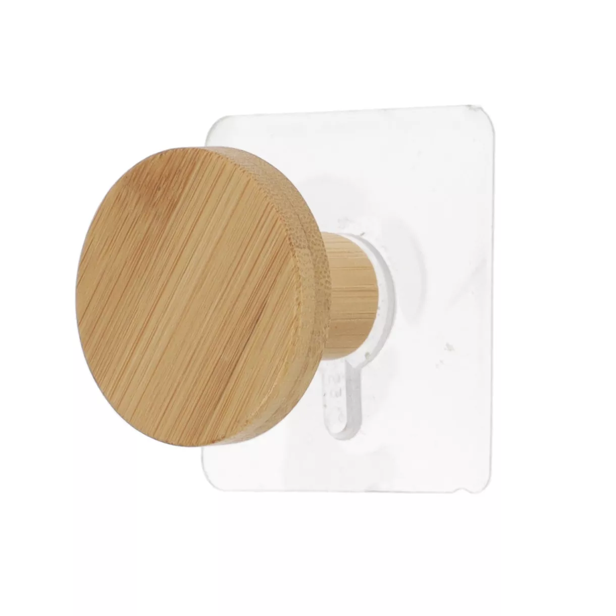 PATERE BAMBOU D4,5CM SUR STICKER - BAMBOU