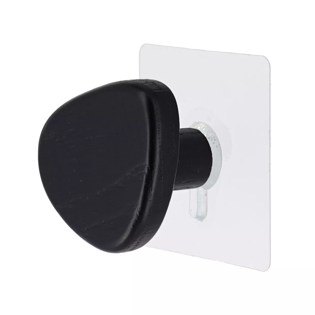PATERE BOIS FORME GALET MOYEN MODELE - NOIR