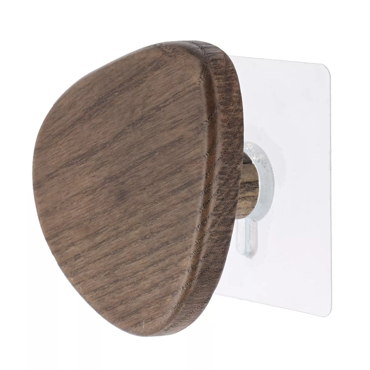 PATERE BOIS FORME GALET GRAND MODELE - MARRON