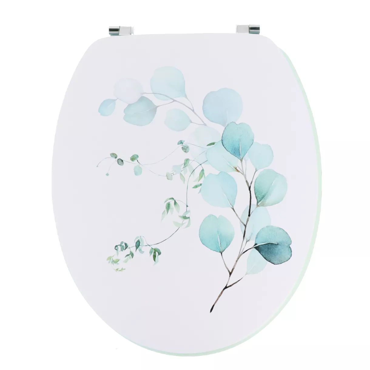 Toiletbril 18 inch MDF Aquarel Blauw
