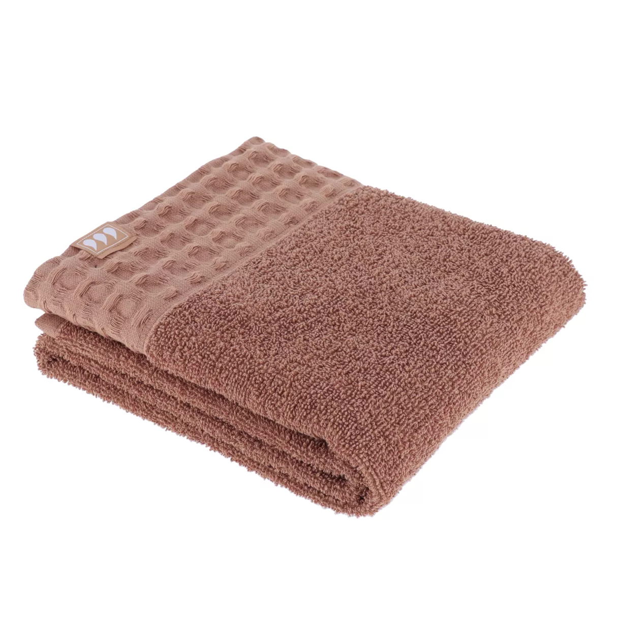 SERVIETTE DE TOILETTE 50X90 CM 100% COTON - CARAMEL