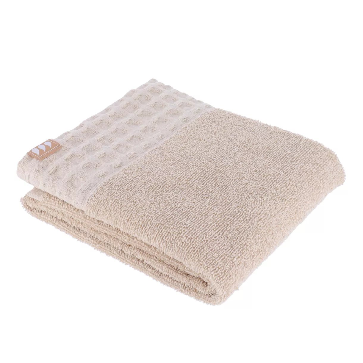 Badhanddoek katoen (50 x 90 cm) Seizoen Kleur Beige