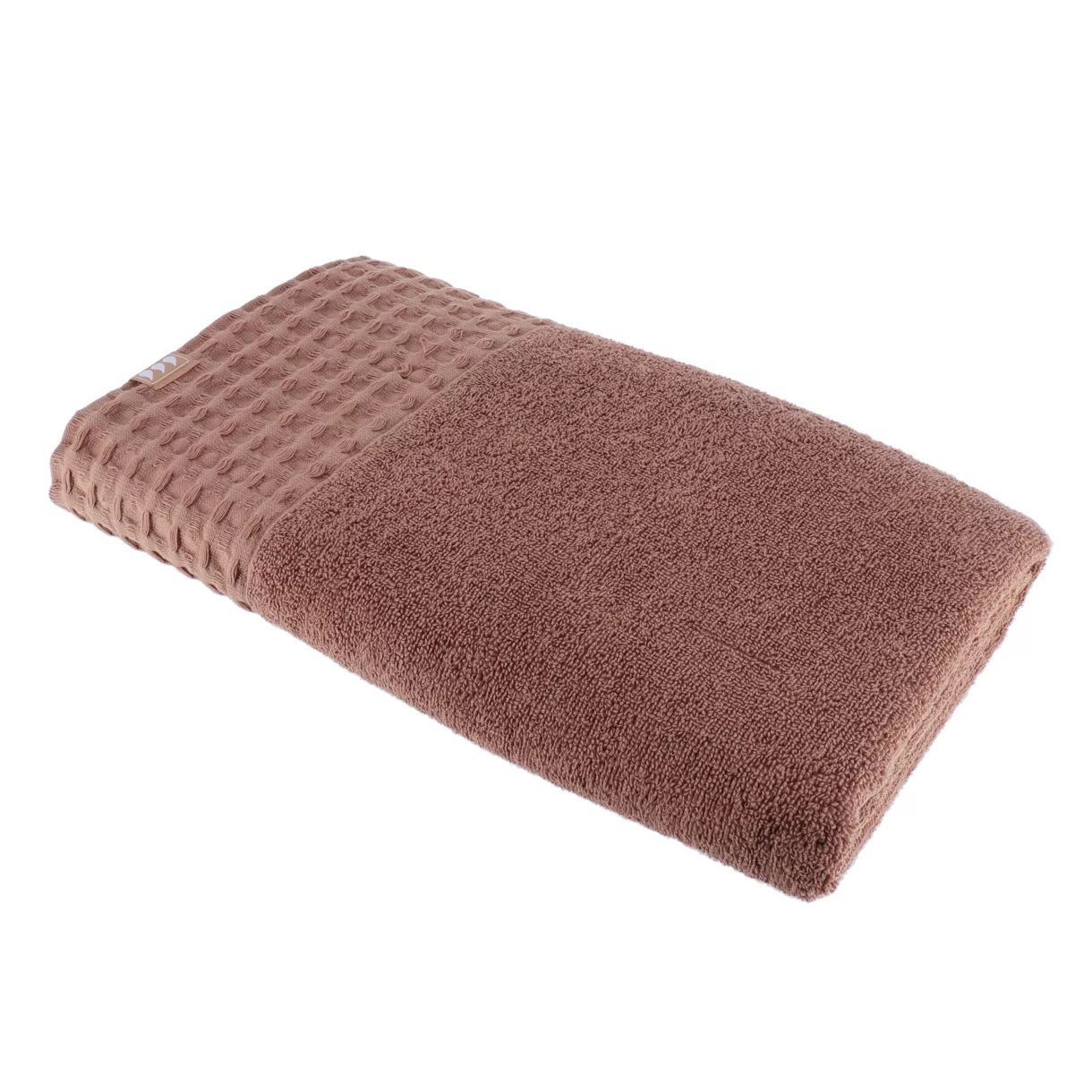 SERVIETTE DE BAIN 90X150 CM 100% COTON - CARAMEL