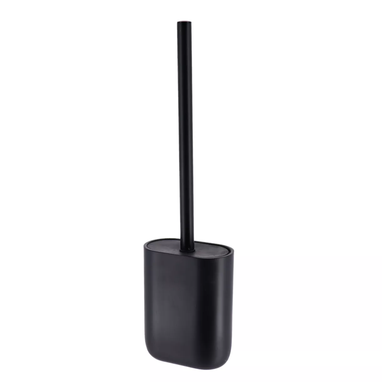BROSSE WC EN POLYRESINE OVALE - NOIR
