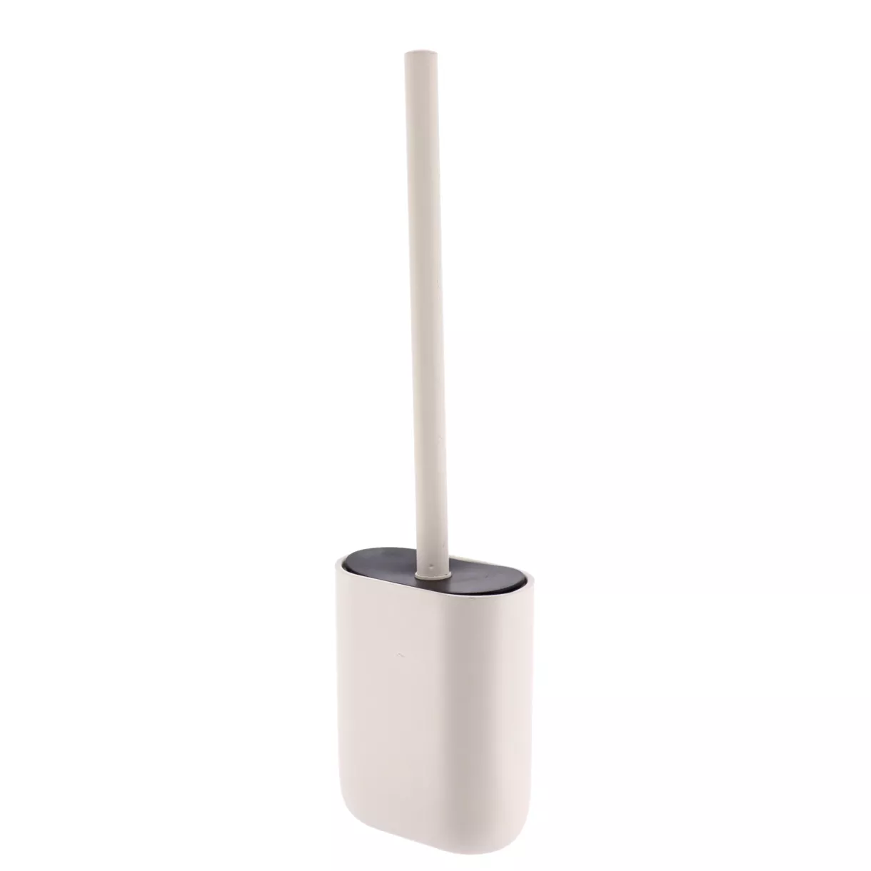 BROSSE WC EN POLYRESINE OVALE - BEIGE