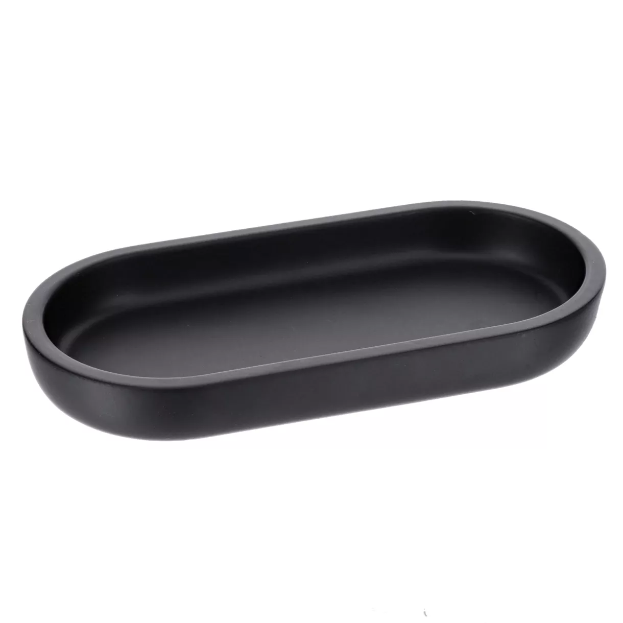 Ovale opbergplateau (19,5 cm) Japandi Zwart