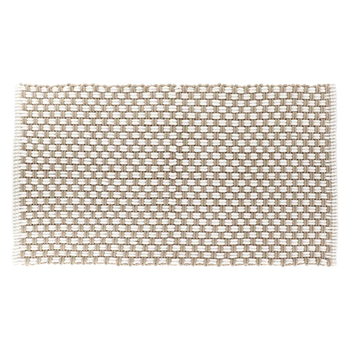 Microvezel badmat in gaas (45 x 90 cm) Cuzco Taupe en Beige