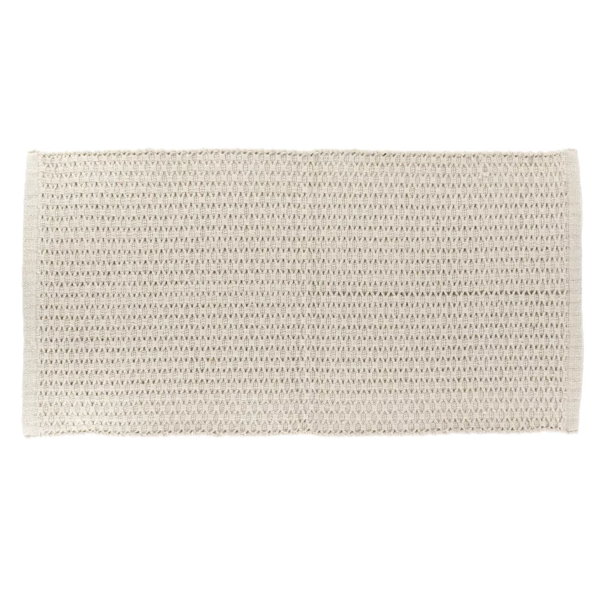 TAPIS QUITO COTON/AUTRES FIBRES TRESSE 45X90 CM - NATUREL