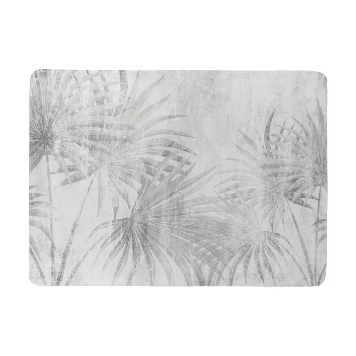 eminza Tapis de bain caoutchouc naturel antidérapant (45 x 60 cm) Oasis Urban Gris