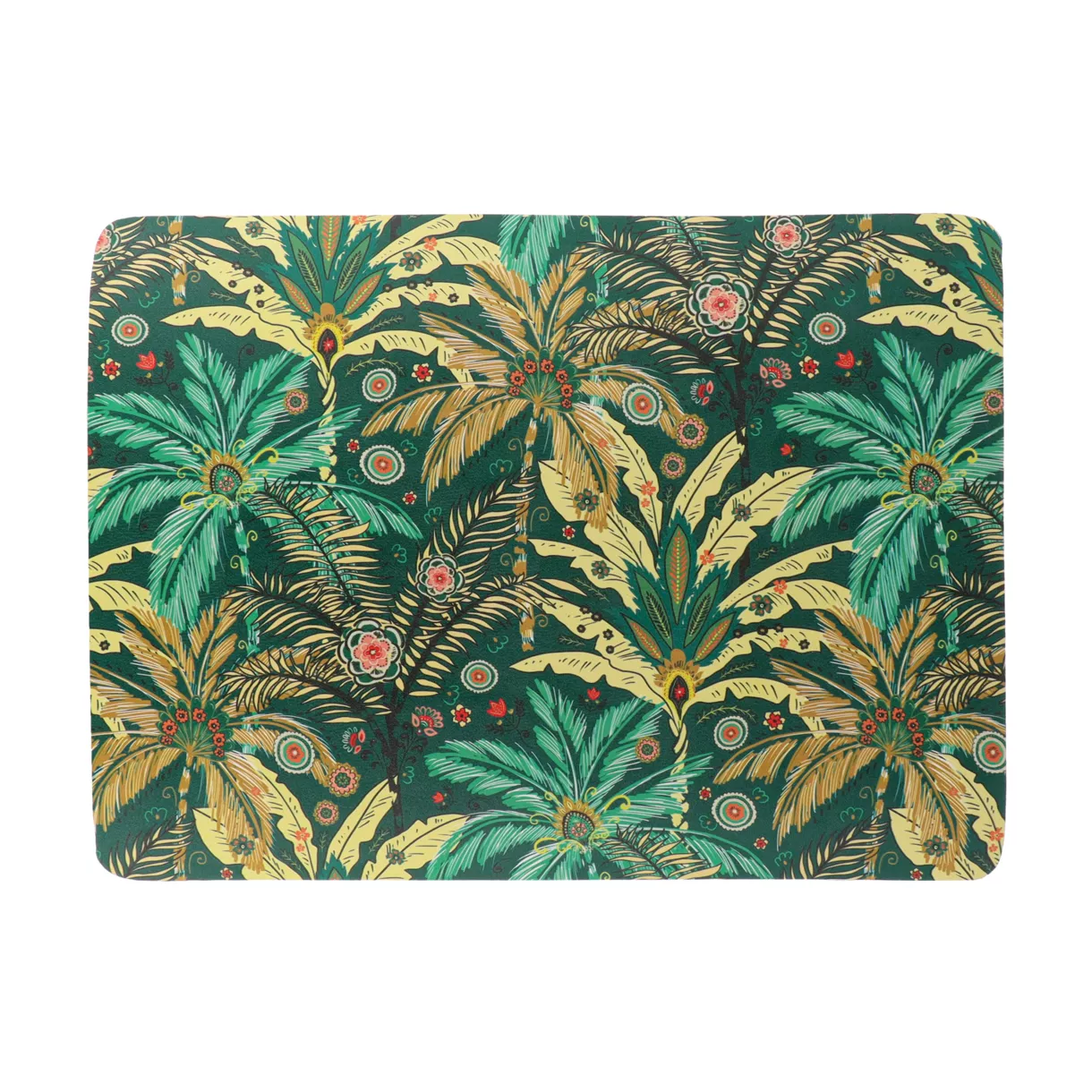 Natuurrubber antislip badmat (45 x 60 cm) Droom van elders Groen