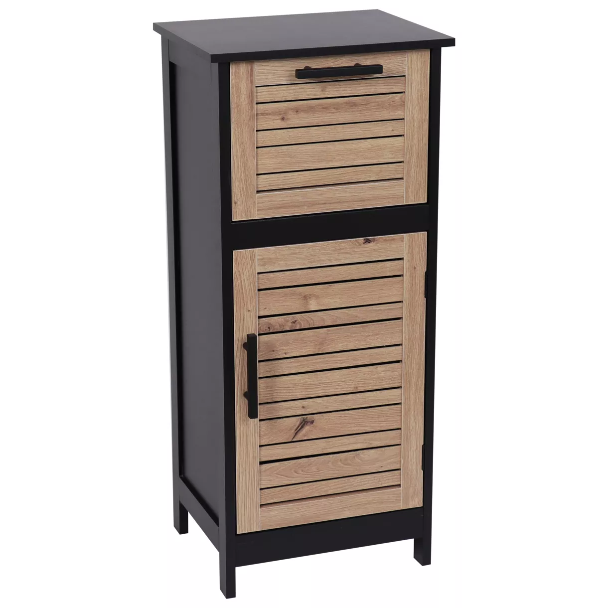 MEUBLE BAS 1 PORTE/1 TIROIR MDF - BERGEN