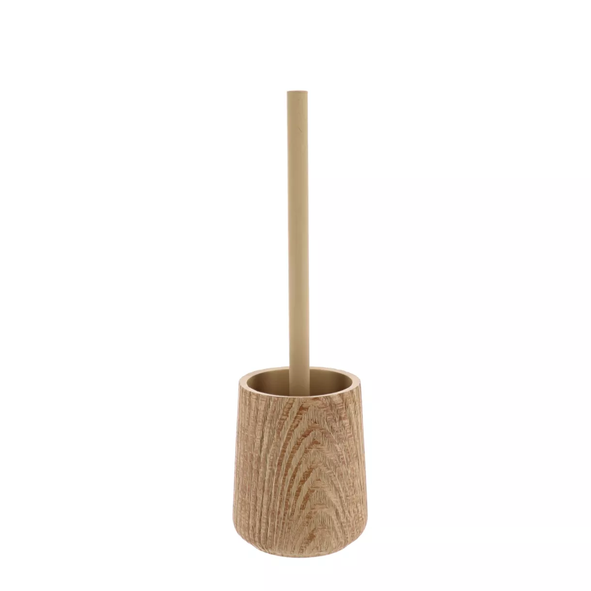 Brosse WC effet bois Scandi Beige
