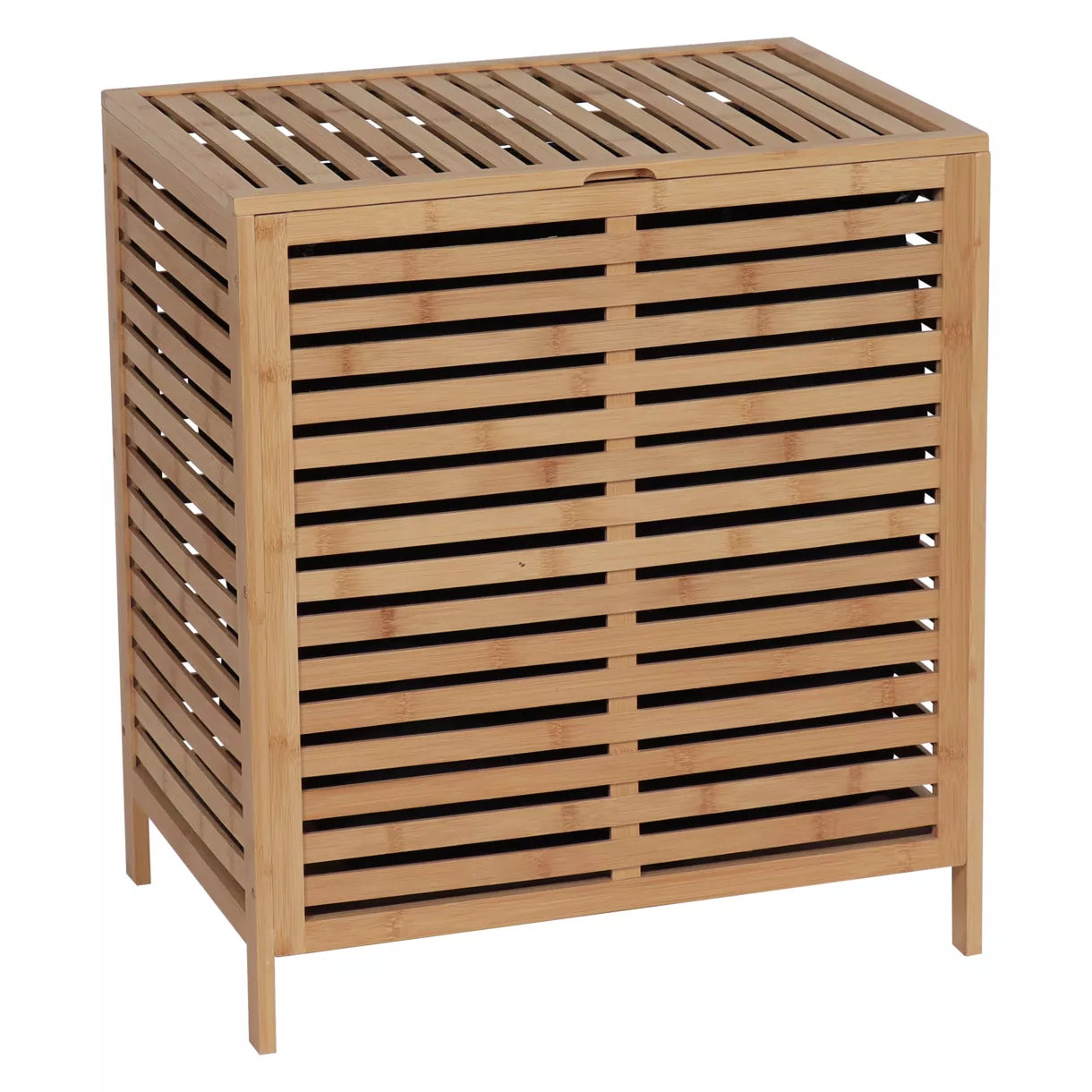 PANIERE A LINGE MDF/BAMBOU - BAMBOU