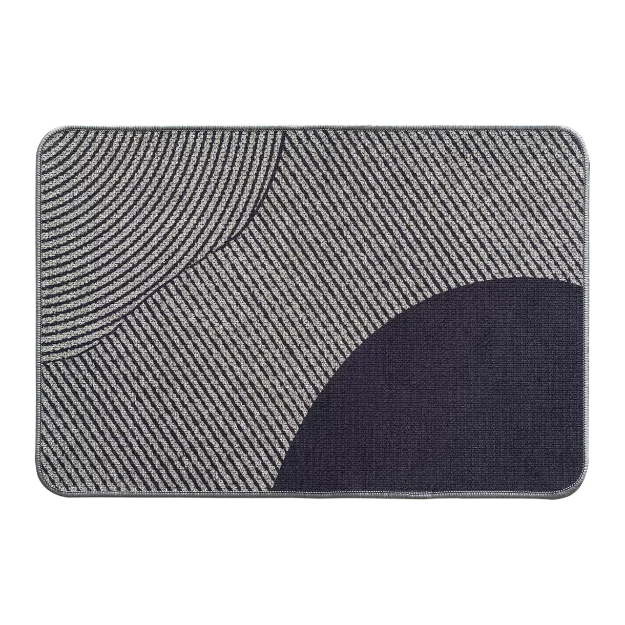 TAPIS IMP 40X60CM POLYESTER VELOURS - DUNE GRIS