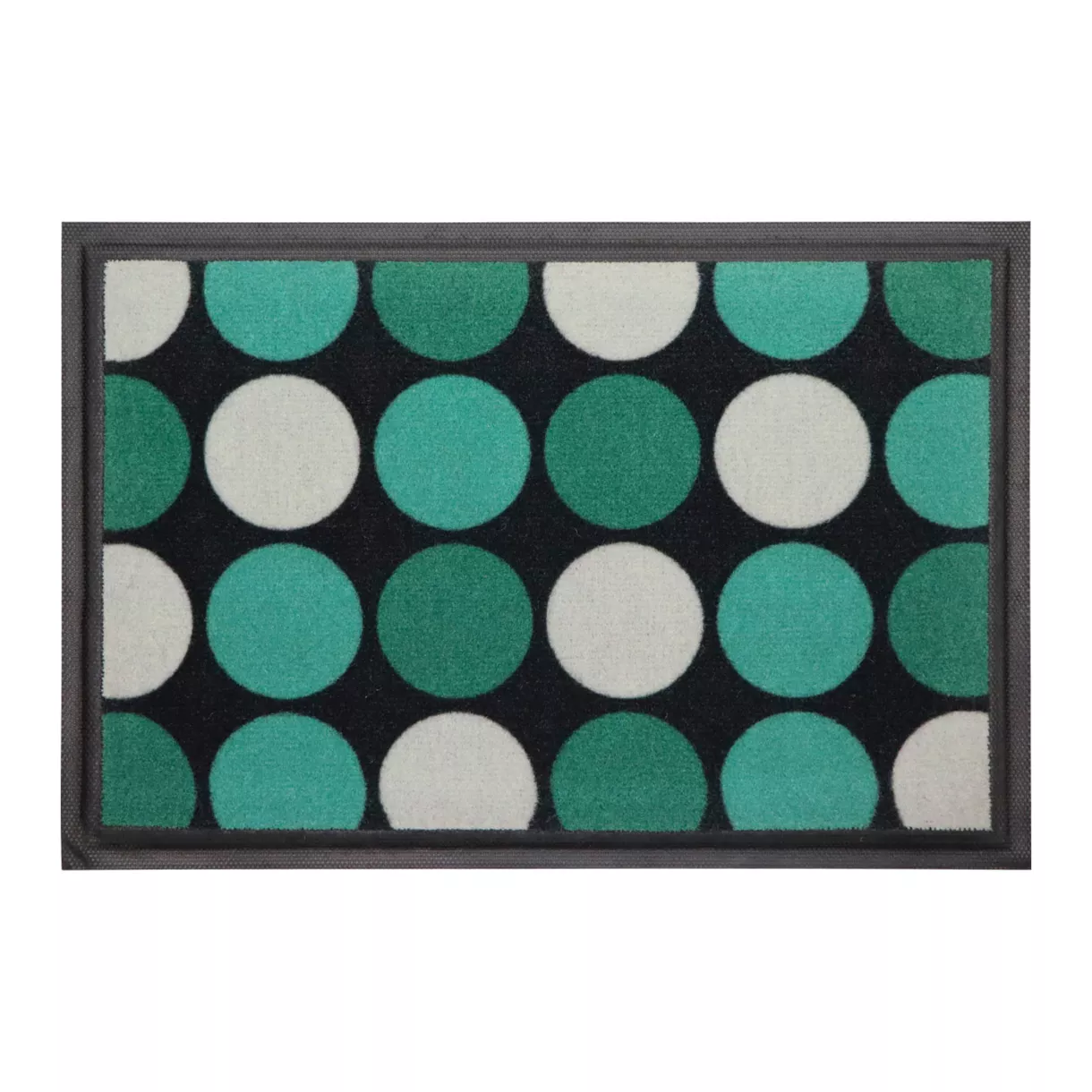 TAPIS ICONIC 40X60CM PET/TPE - TURQUOISE