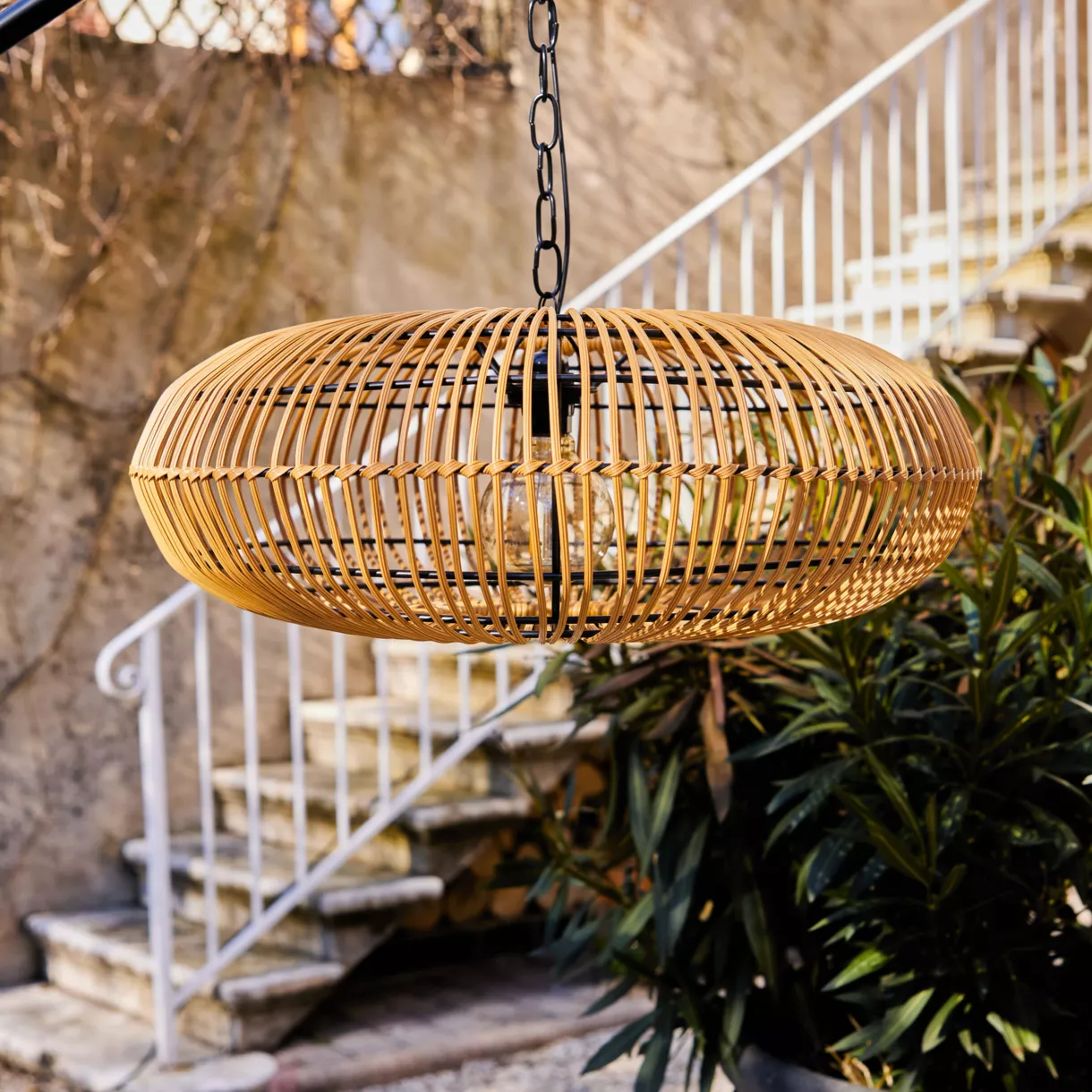 1 Solar suspension dia49.50-H77cm-2L naturel clair