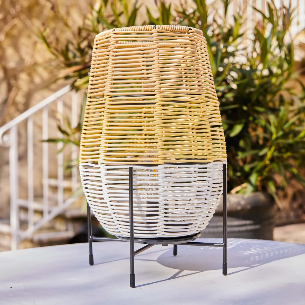1 Solar lampe de table dia19-H31.50cm-1L multi