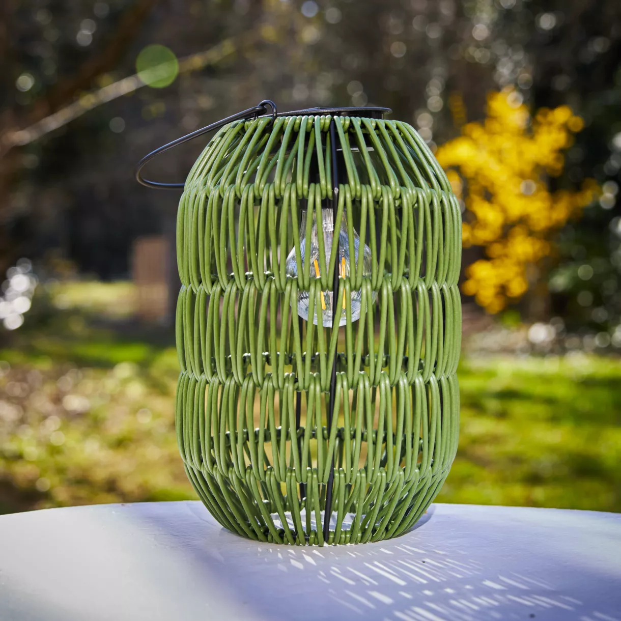 1 Solar lanterne dia16-H24.50cm-1L vert fonce