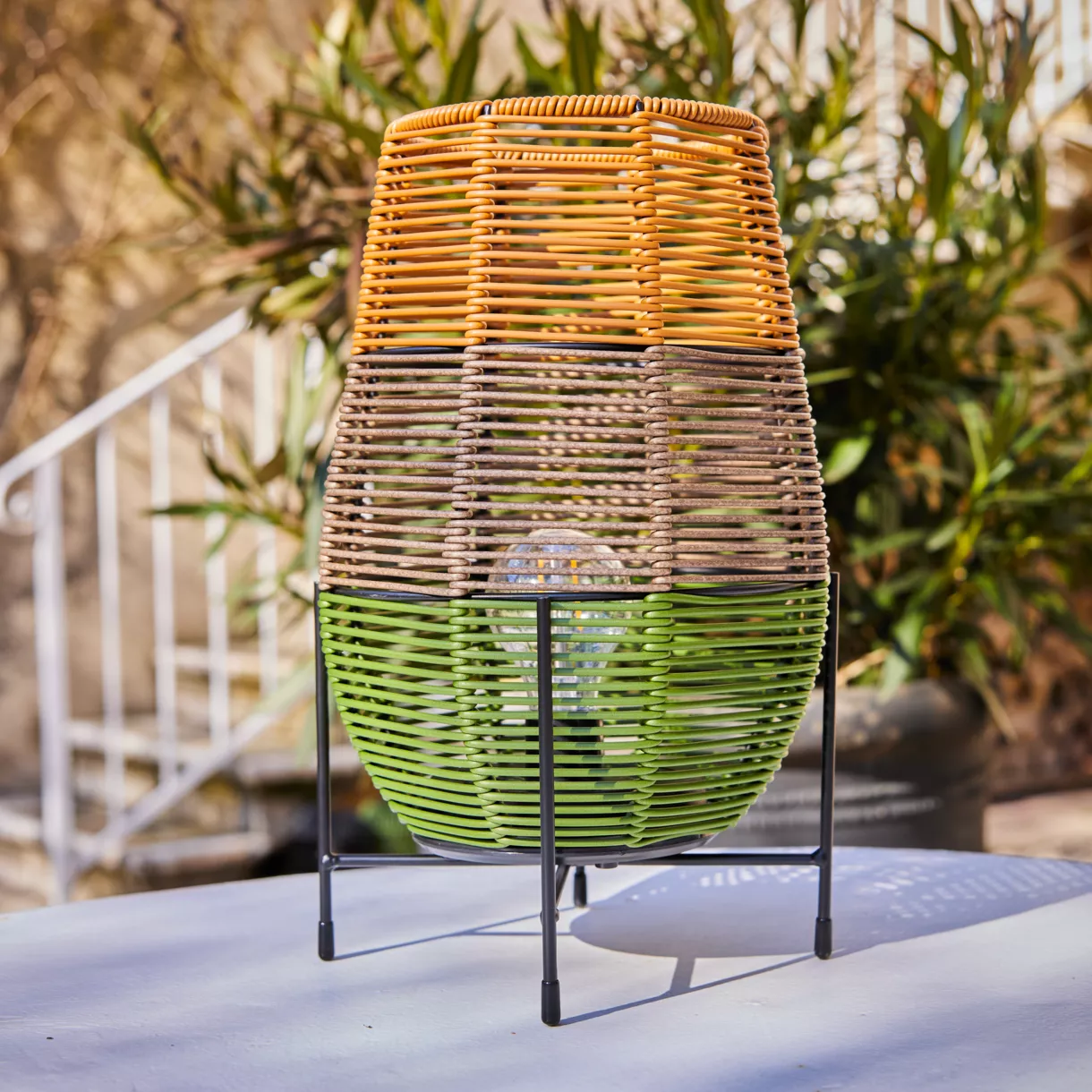 1 Solar lampe de table dia19-H31.50cm-1L multi MOD B