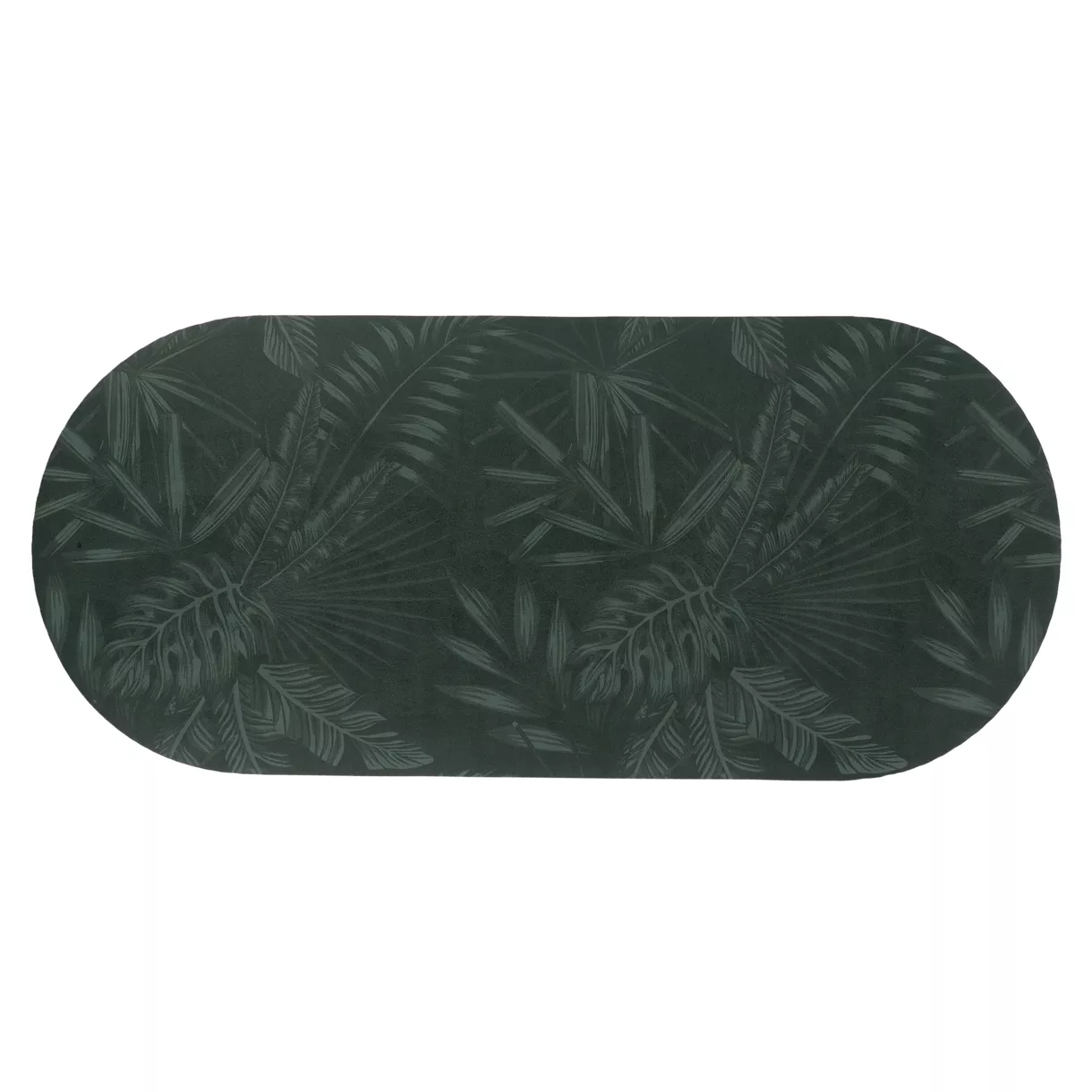 Antislip natuurlijk rubberen badmat (45 x 100 cm) Essential Nature Groen
