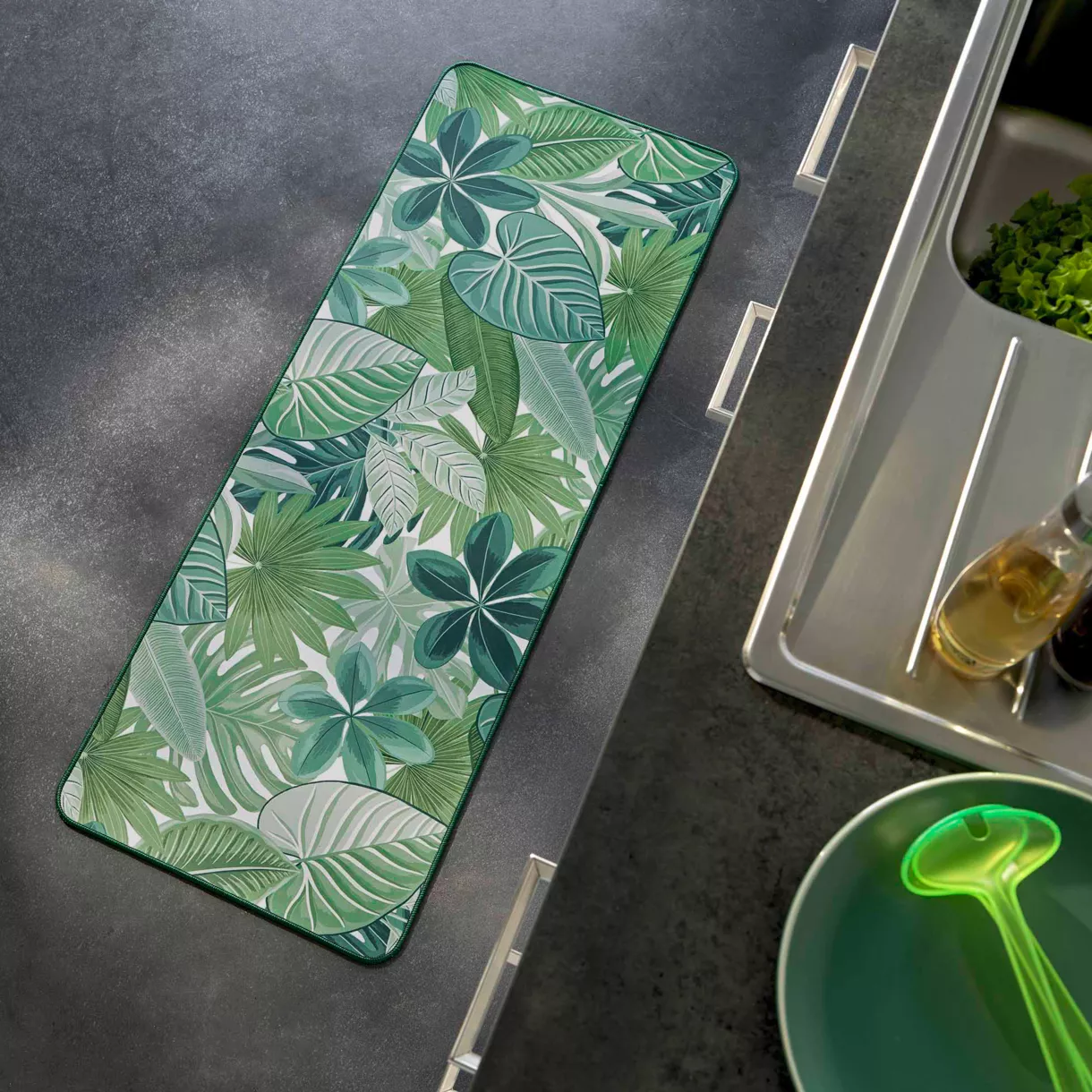Tapis antidérapant (45 x 120 cm) Ardenia Vert