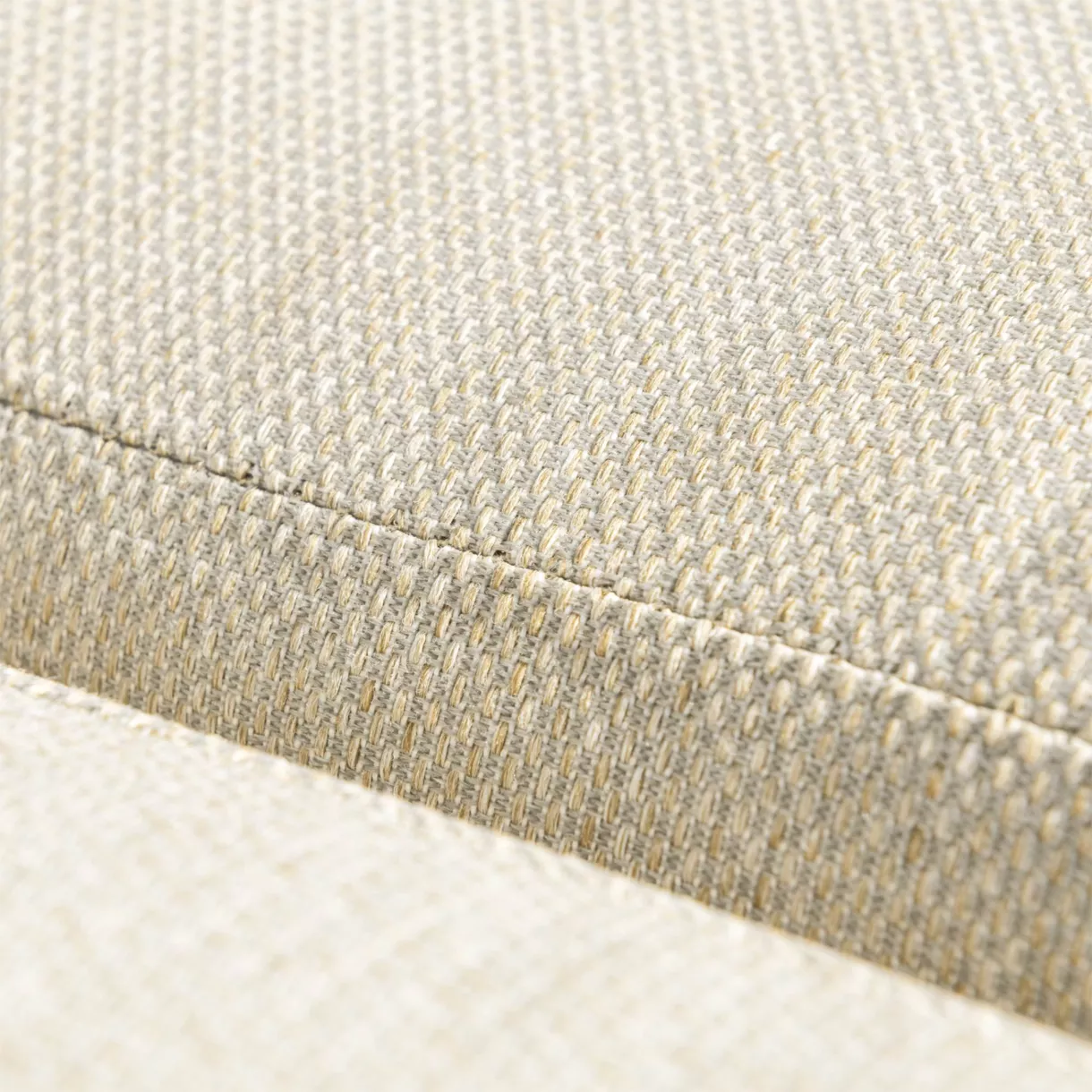 Salotto da giardino in alluminio 5 posti 4 pezzi Amalfi Bianco e beige